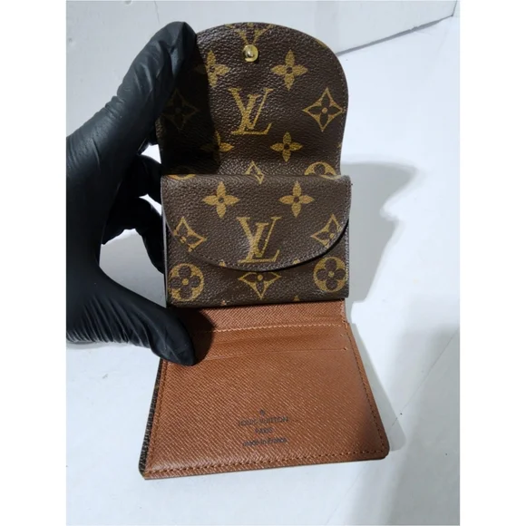 LOUIS VUITTON Monogram Helene Wallet Brown